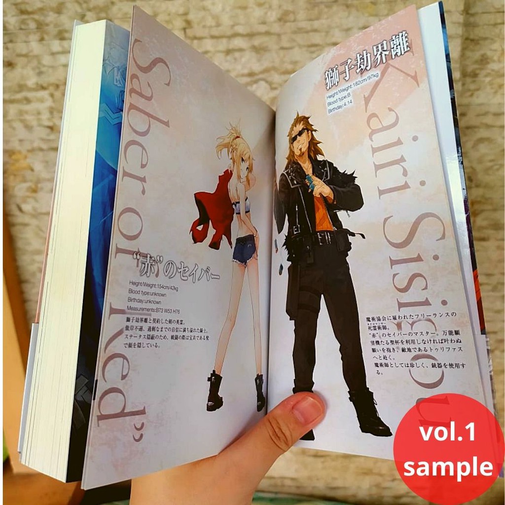 Fate Apocrypha Japanese Light Novel 1 2 3 5 Shopee Philippines