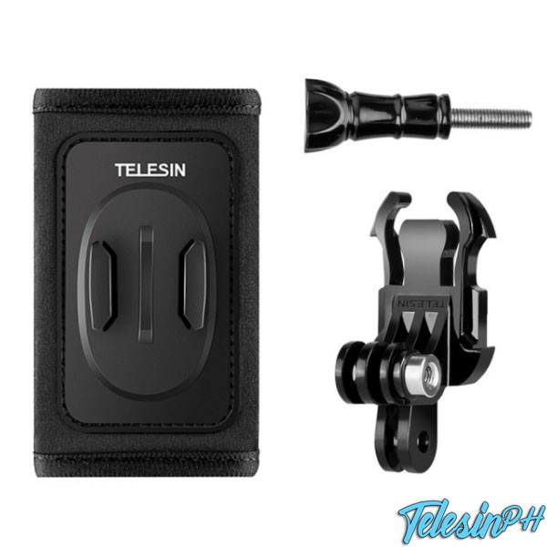 TELESIN Newest Backpack Shoulder Strap Mount for Action Cameras GPBPM
