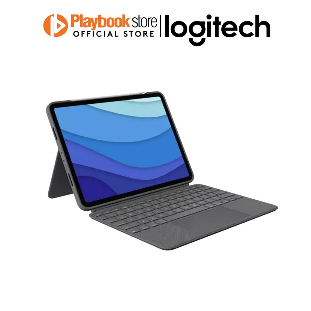 Logitech Combo Touch Backlit Keyboard Case with Trackpad for iPad Pro