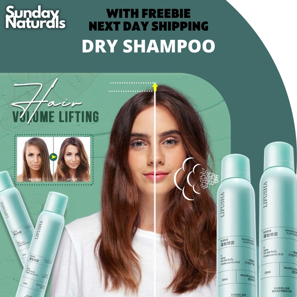 Dry Hair Shampoo Spray Hair Fluffy Volume Lifting Spray No-Wash Oil Control  long fragrance | Shopee Philippines
