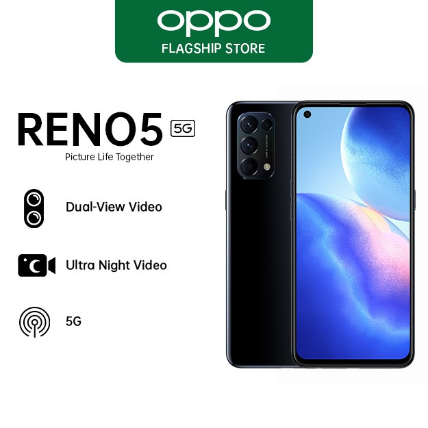 Oppo Reno5 5g Snapdragon 765g 8gb 128gb 65w Super Fastcharge Dual View Video Ultra Night Video Shopee Philippines