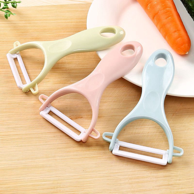 Kitchen Ceramic Blade Peeler / Multi-function Fruit Vegetable Peeler ...