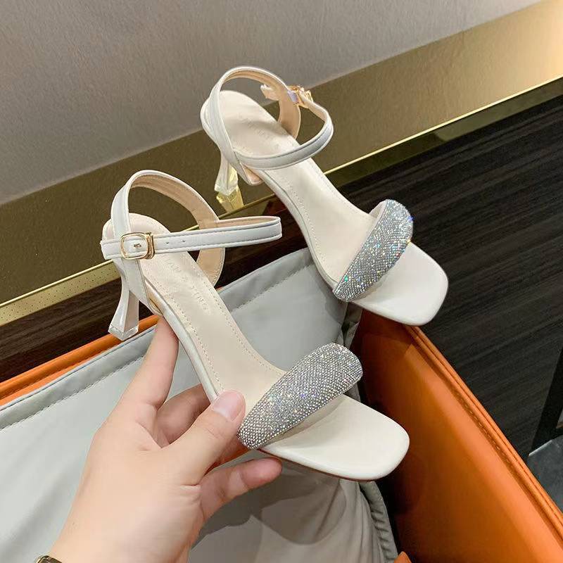 casual/formal 2inch heel sandals add1 size malapad paa | Shopee Philippines
