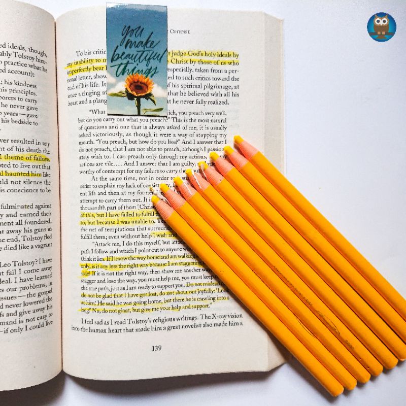 Standard Dermatograph Highlighter Yellow Red Wax Marker Crayon Grease