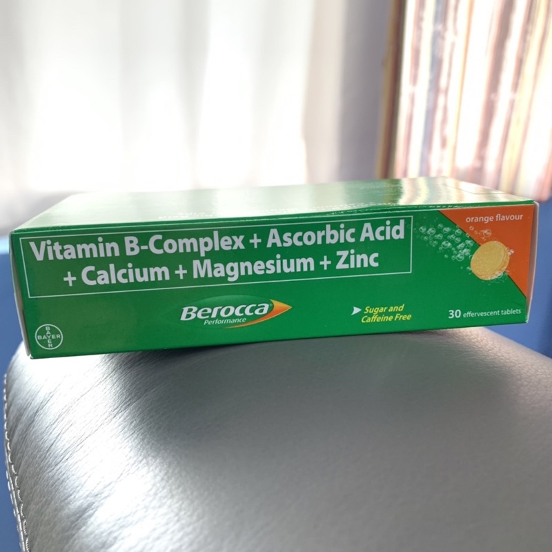 original Berocca 30 tablets vitamin + ascorbic acid + calcium