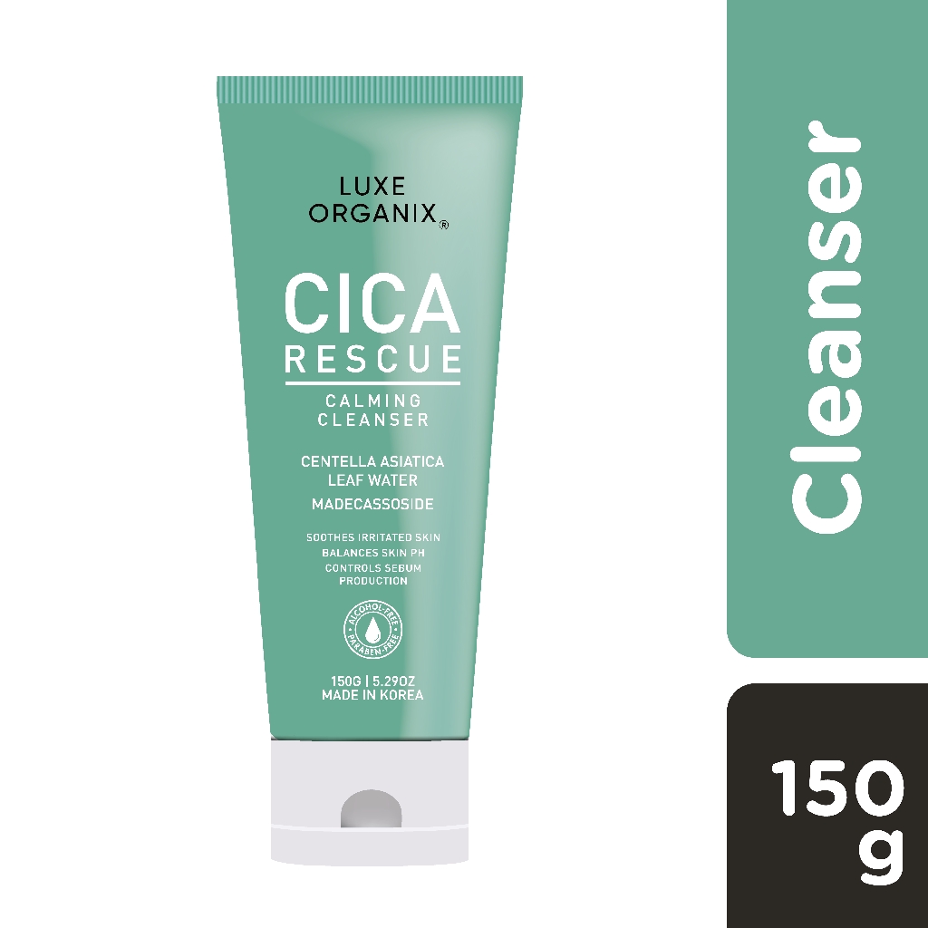 Luxe Organix Cica Rescue Calming Cleanser 150g Shopee Philippines