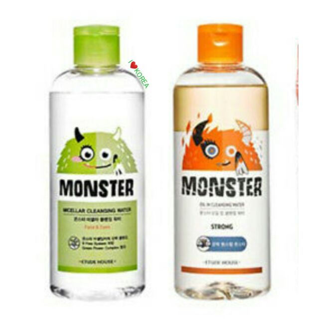monster micellar cleansing water