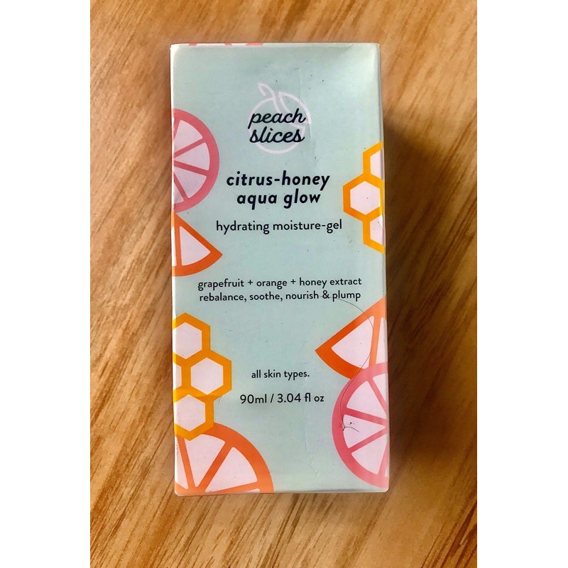 peach slices moisturizer