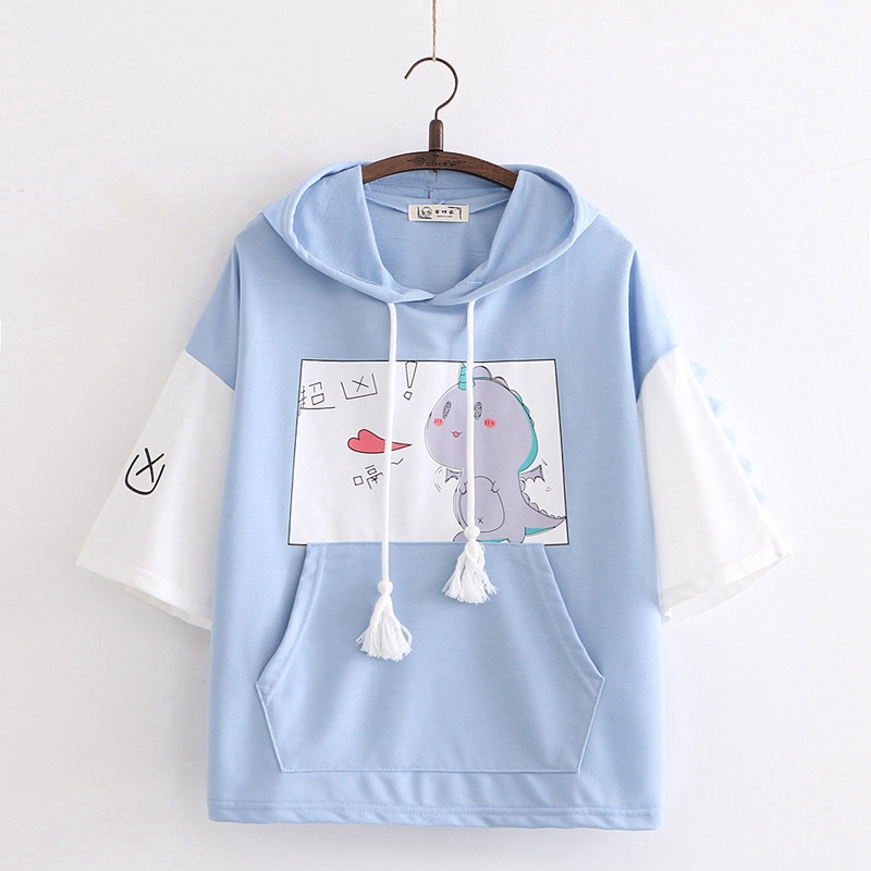 t shirt with hood womens
