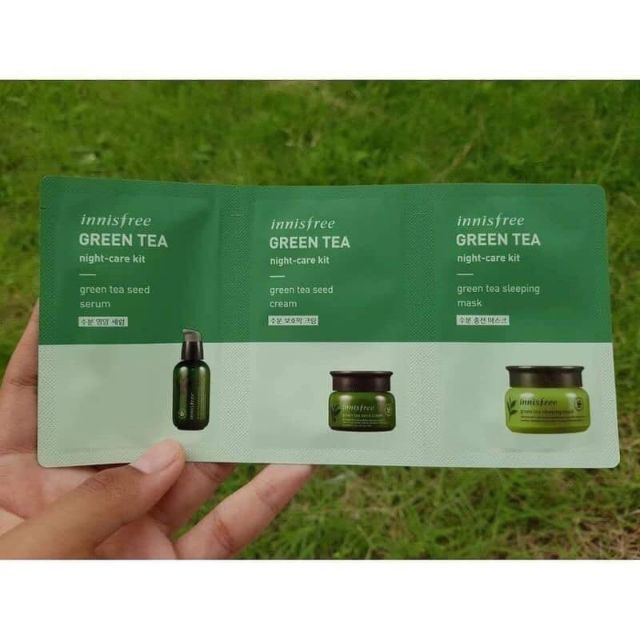 Innisfree green tea night kit Shopee Philippines