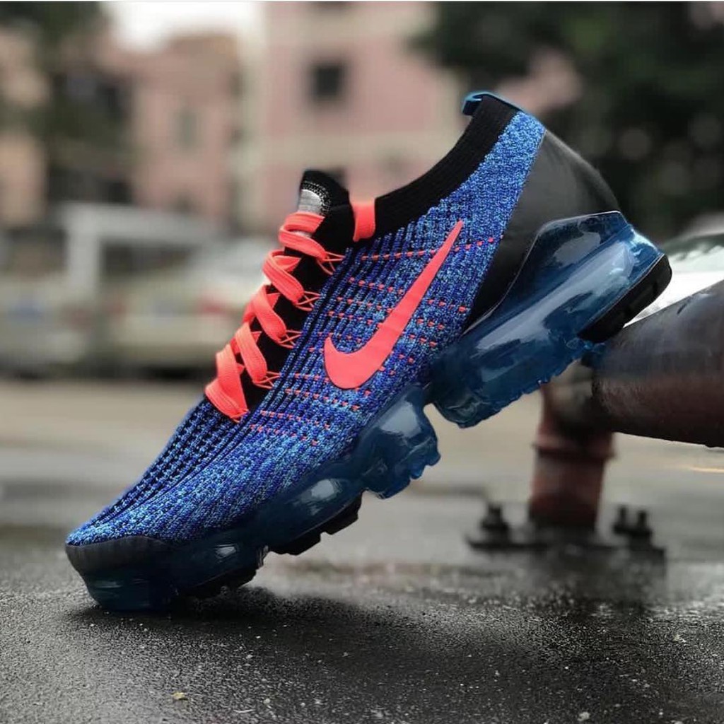 vapormax orange and blue