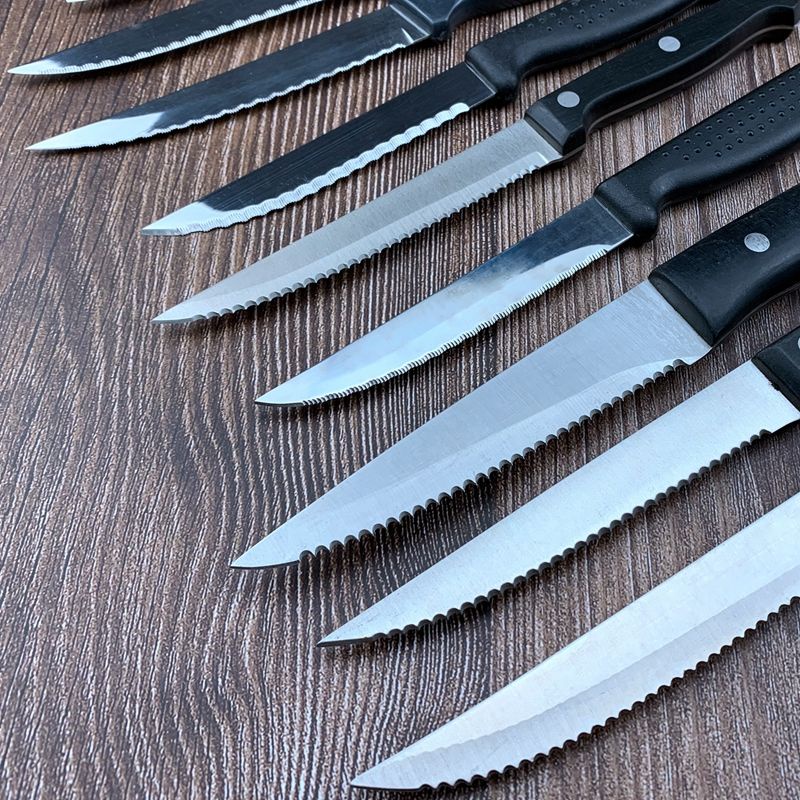 Serrated fruit knife baking cake bread small tooth steak household stainless steel cutting lemon me
