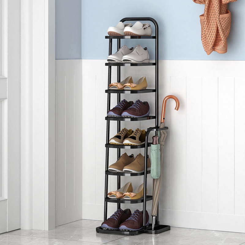 Shoe Rack Metal Shoes Storage Shelves Small Apartment Doorway Shoe Rack