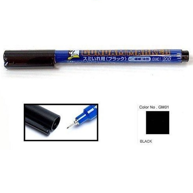 thumbnail image 2 of : GSI Creos Gundam Marker Black Liner With Mechanical Pencil... 2 of 12
