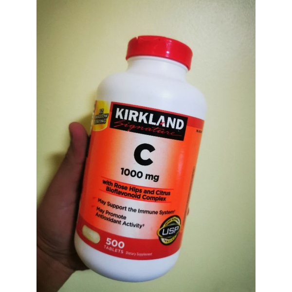 KIRKLAND VITAMIN C 1000MG WITH ROSE HIPS (500 TABLETS) Shopee Philippines
