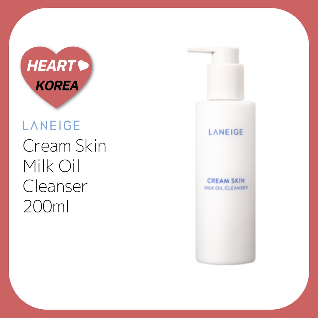 Laneige Cream Skin Milk Oil Cleanser 200ml Shopee Philippines