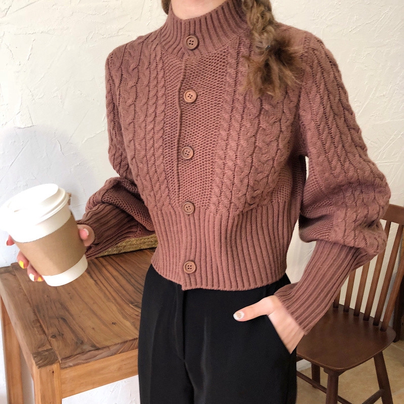 short cardigan sweater