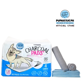 Pupaholic PH NEW and IMPROVED Charcoal Pads Dog Training Pee Pads 40pcs