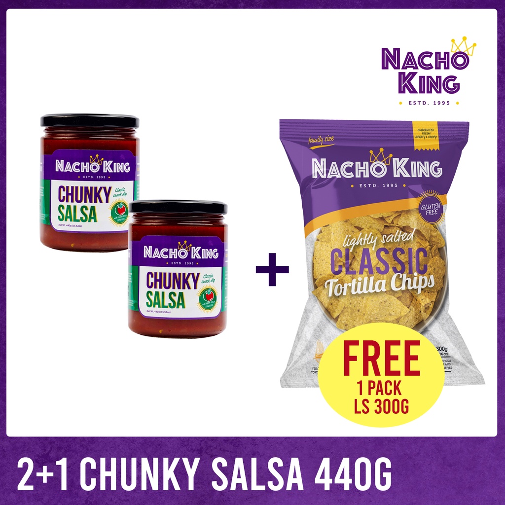 Nacho King 2+1 Chunky Salsa Buy 2's Chunky Salsa FREE 1's Lightly
