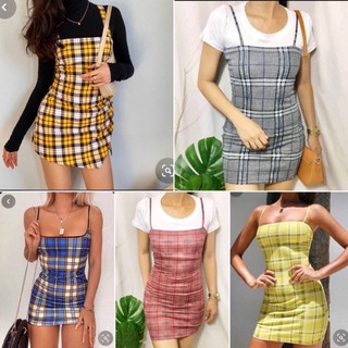 burberry plaid bodycon dress