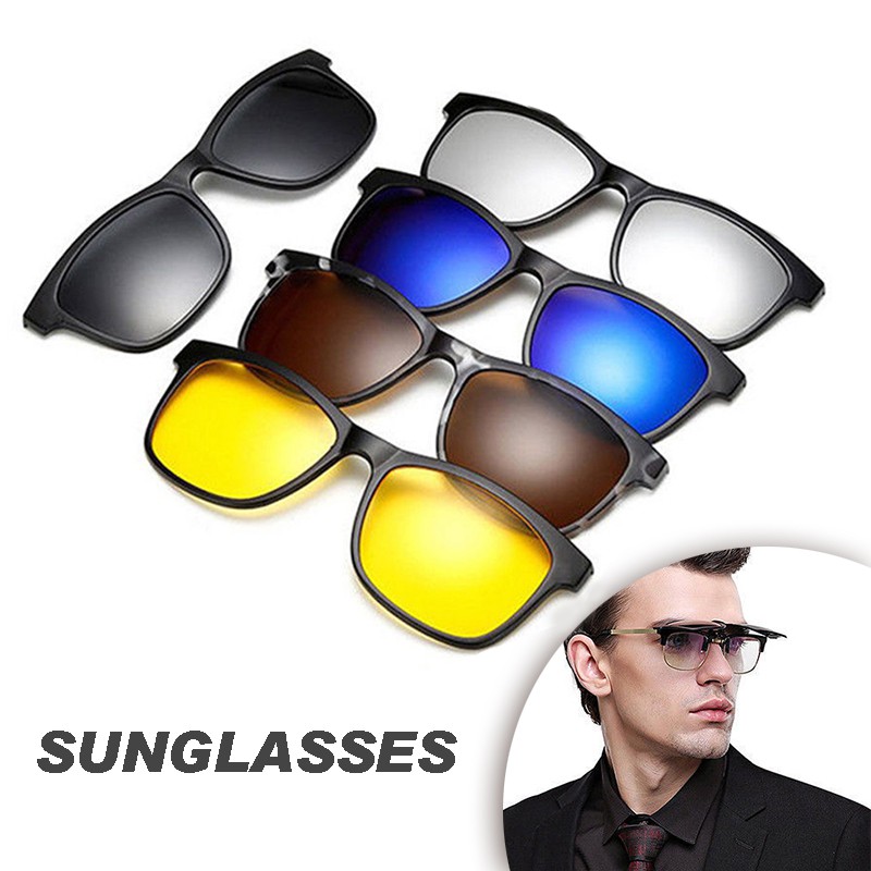 glasses with flip shades