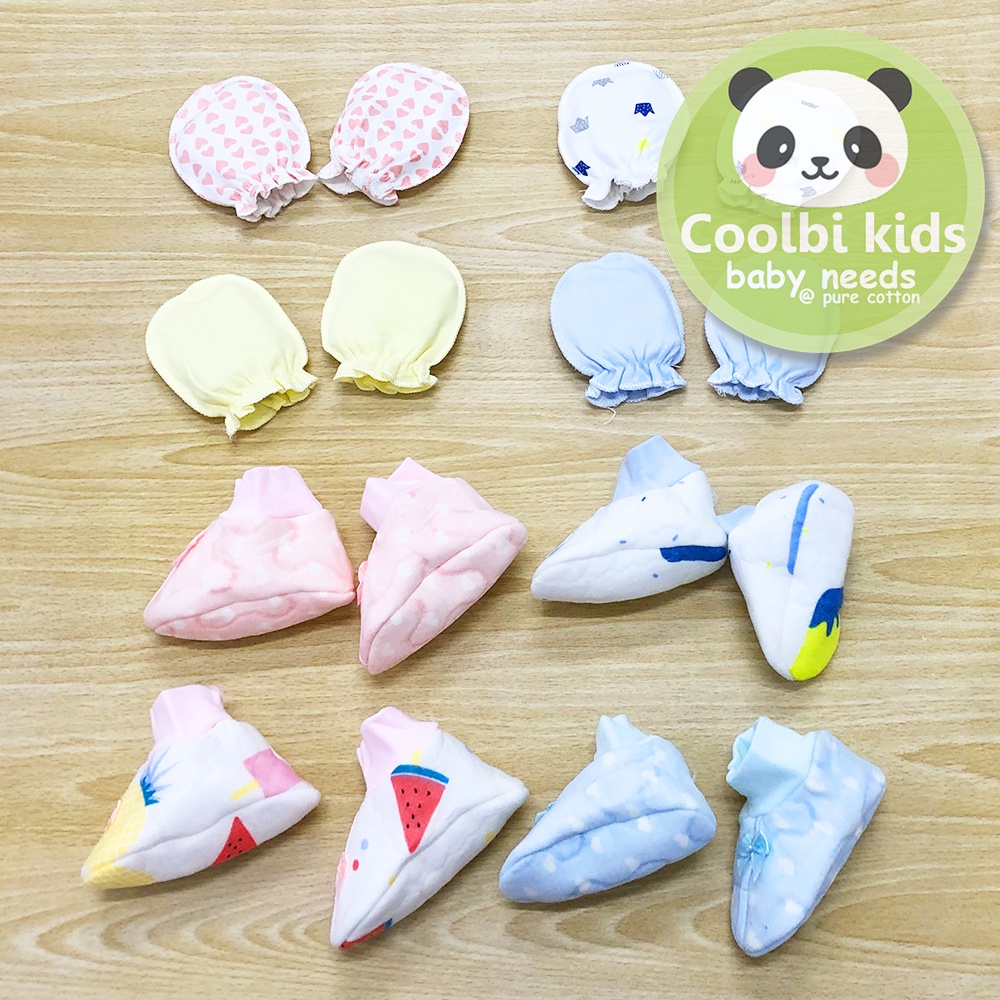 Coolbi Kids Newborn Baby Gloves and Mittens Infant Botties Newborn Baby Gloves Assorted Design