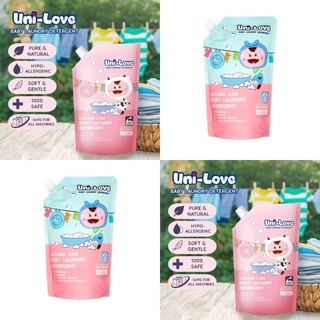 UniLove Baby Laundry Liquid Detergent 1L Milk or Baby Powder Scent