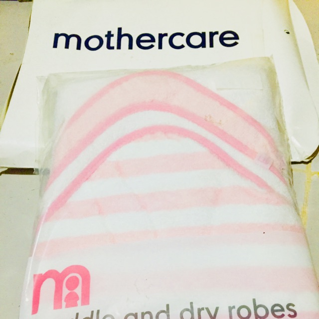 mothercare cuddle and dry robes