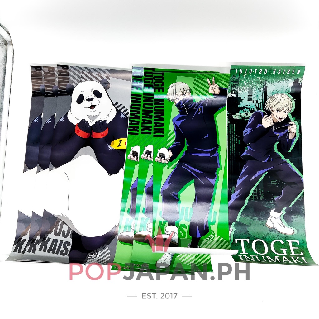 Jujutsu Kaisen Panda Toge Inumaki Anime Poster | Shopee Philippines