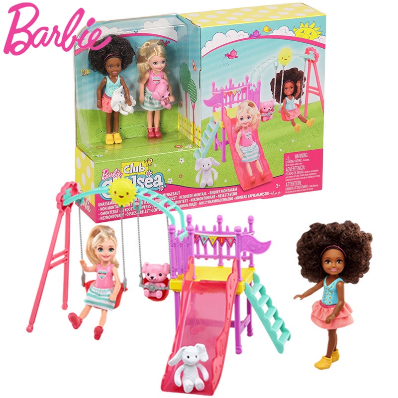 Barbie Club Chelsea Swingset Playset Chelsea Doll with Swing Set Play