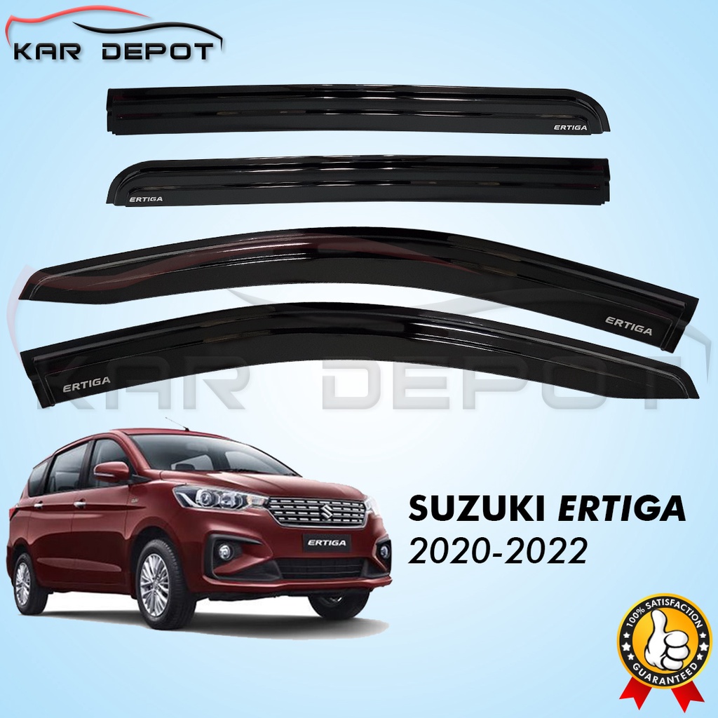 Suzuki Ertiga 20202022 Black Rain/Sun Guard Window Visor Shopee Philippines