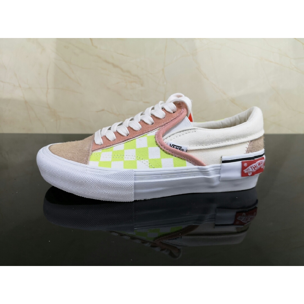 pink low top vans