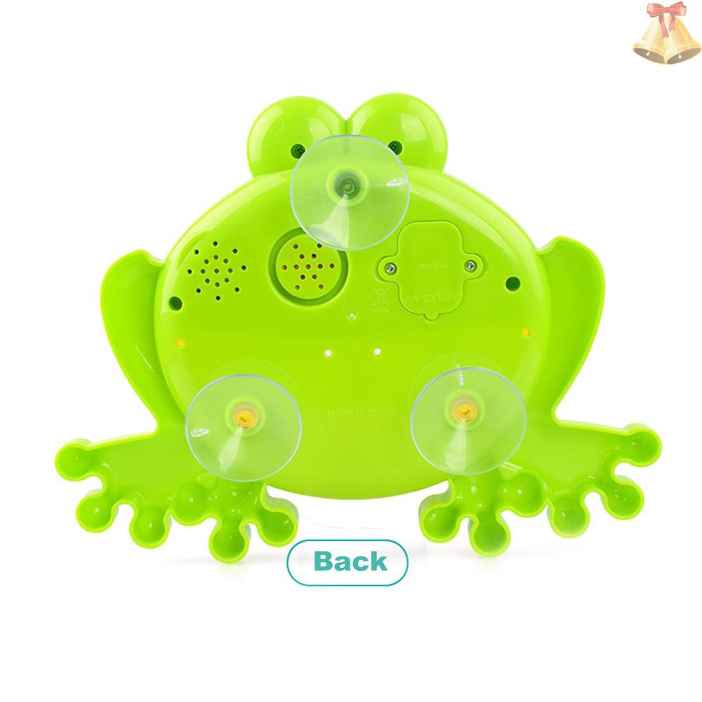 bath frog that makes bubbles