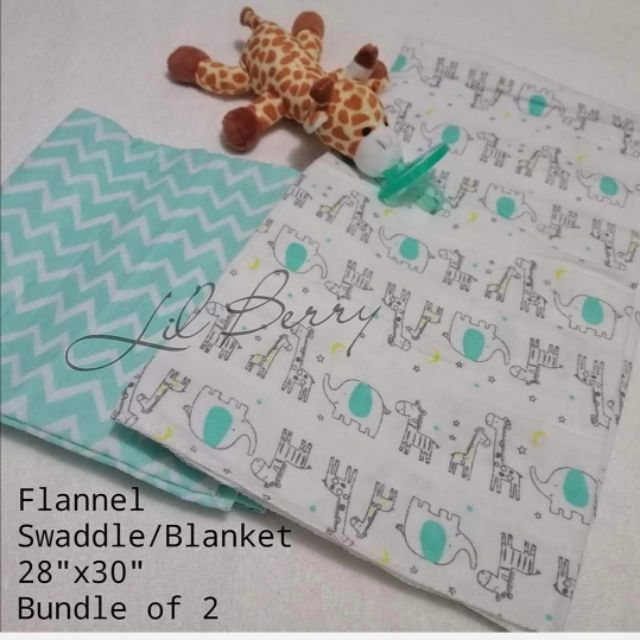 flannel swaddle