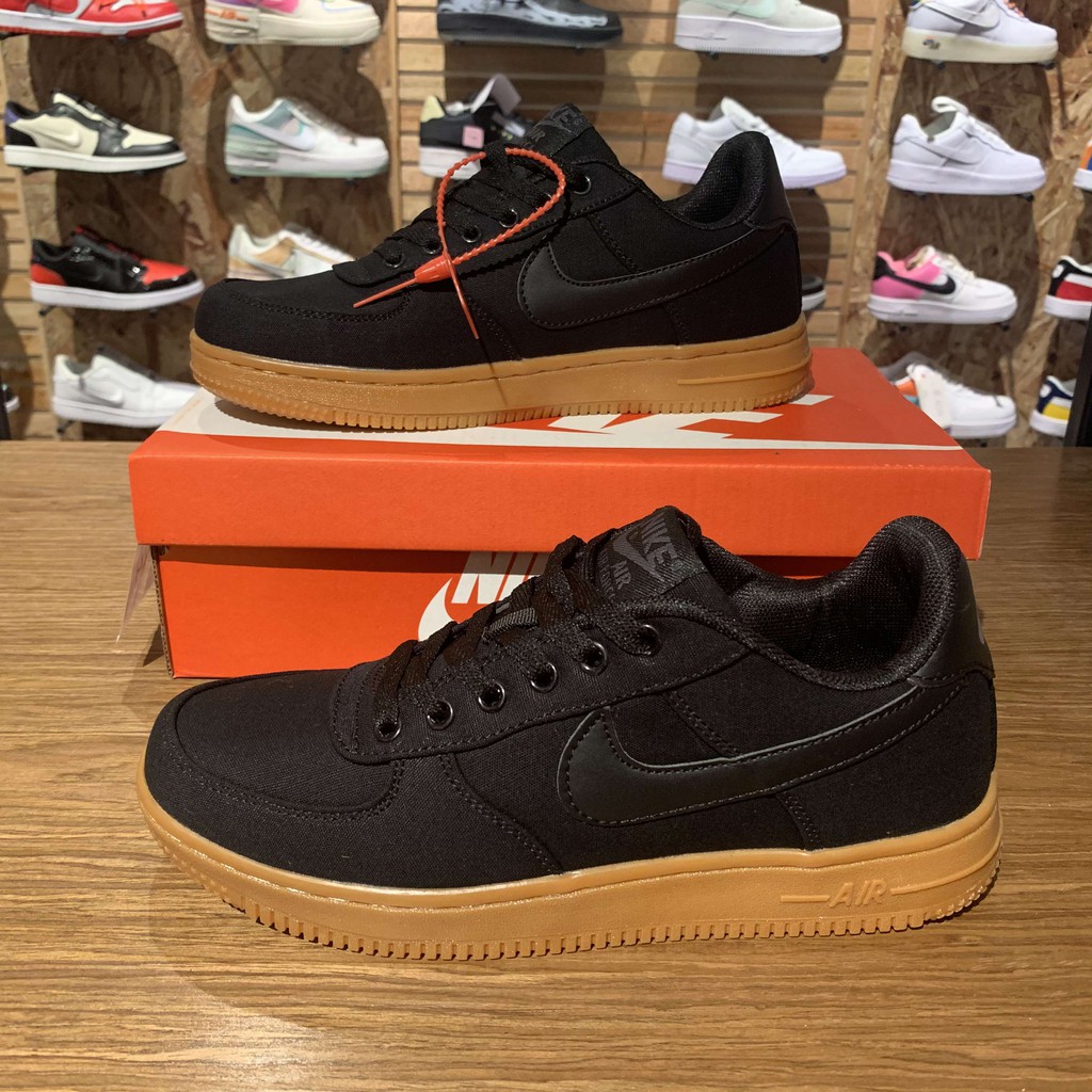 black gum sole nike air force 1