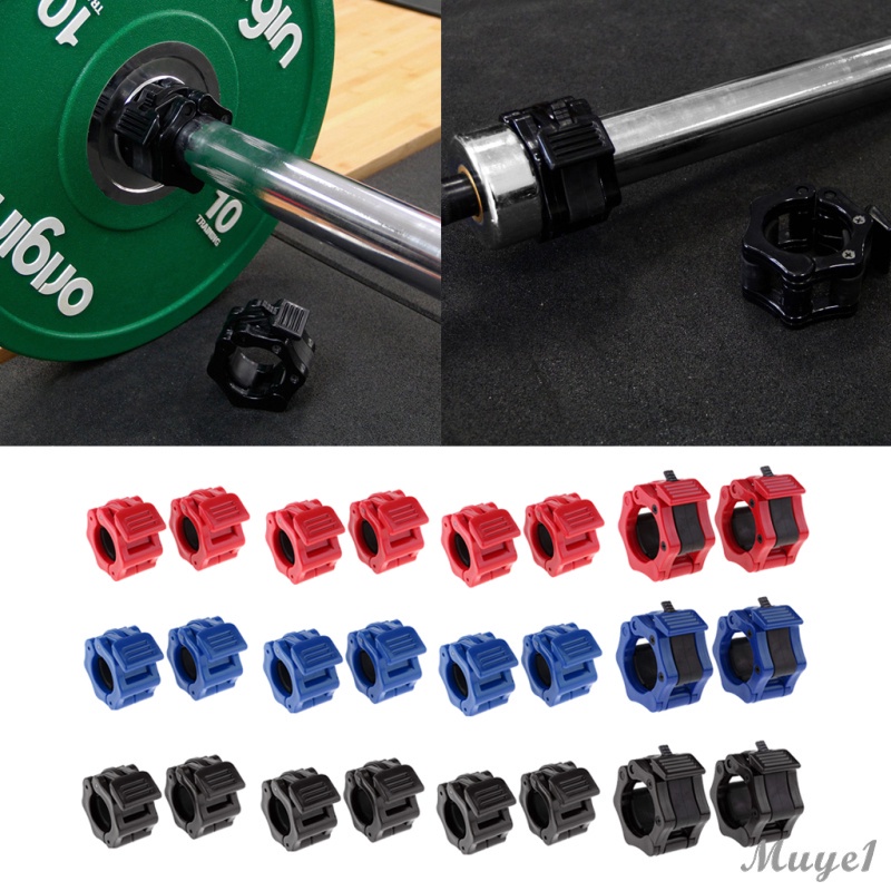 [{COD}] Highquality Olympic Barbell Clamps Weight Bar Plate Locking