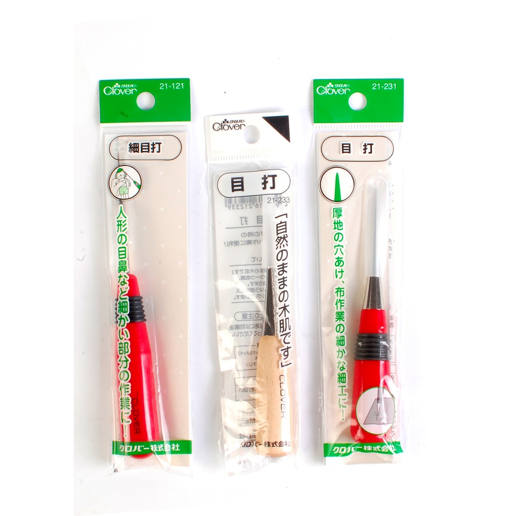 Clover Tapered Awl Red Handle & Bamboo Shopee Philippines