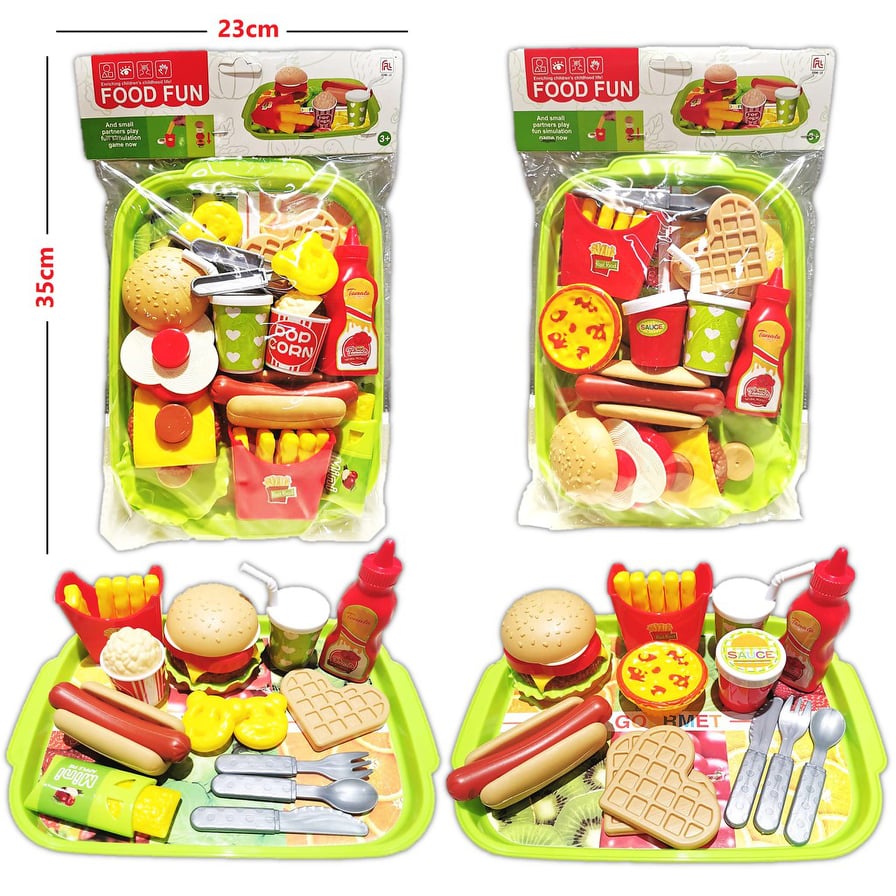 CSZ COD Food Fun Play Food Set for Kids (25pcs/set ) | Shopee Philippines