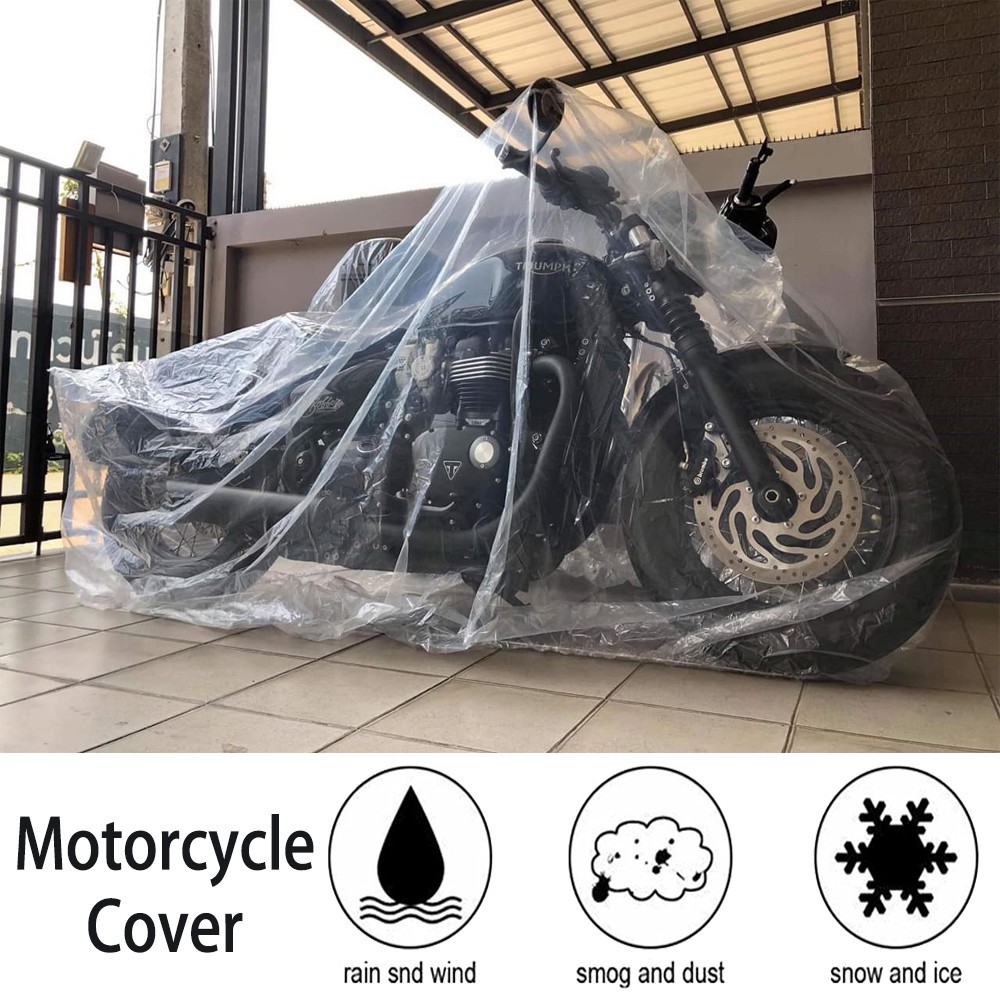 clear motorcycle cover