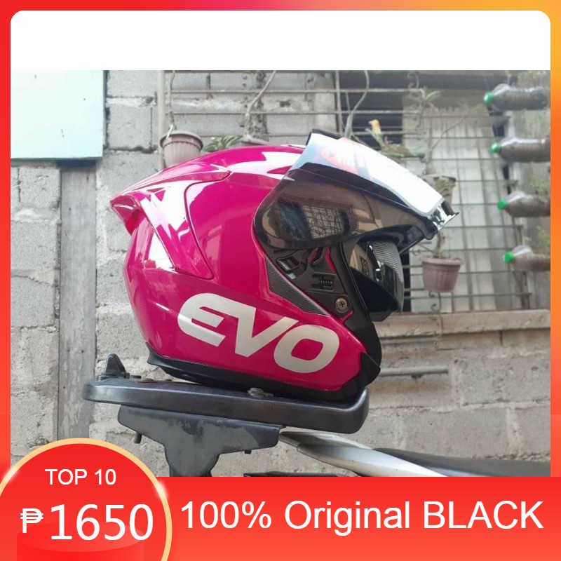 Hot Evo Rx5 Plain Half Face Dual Visor Helmet Shopee Philippines 