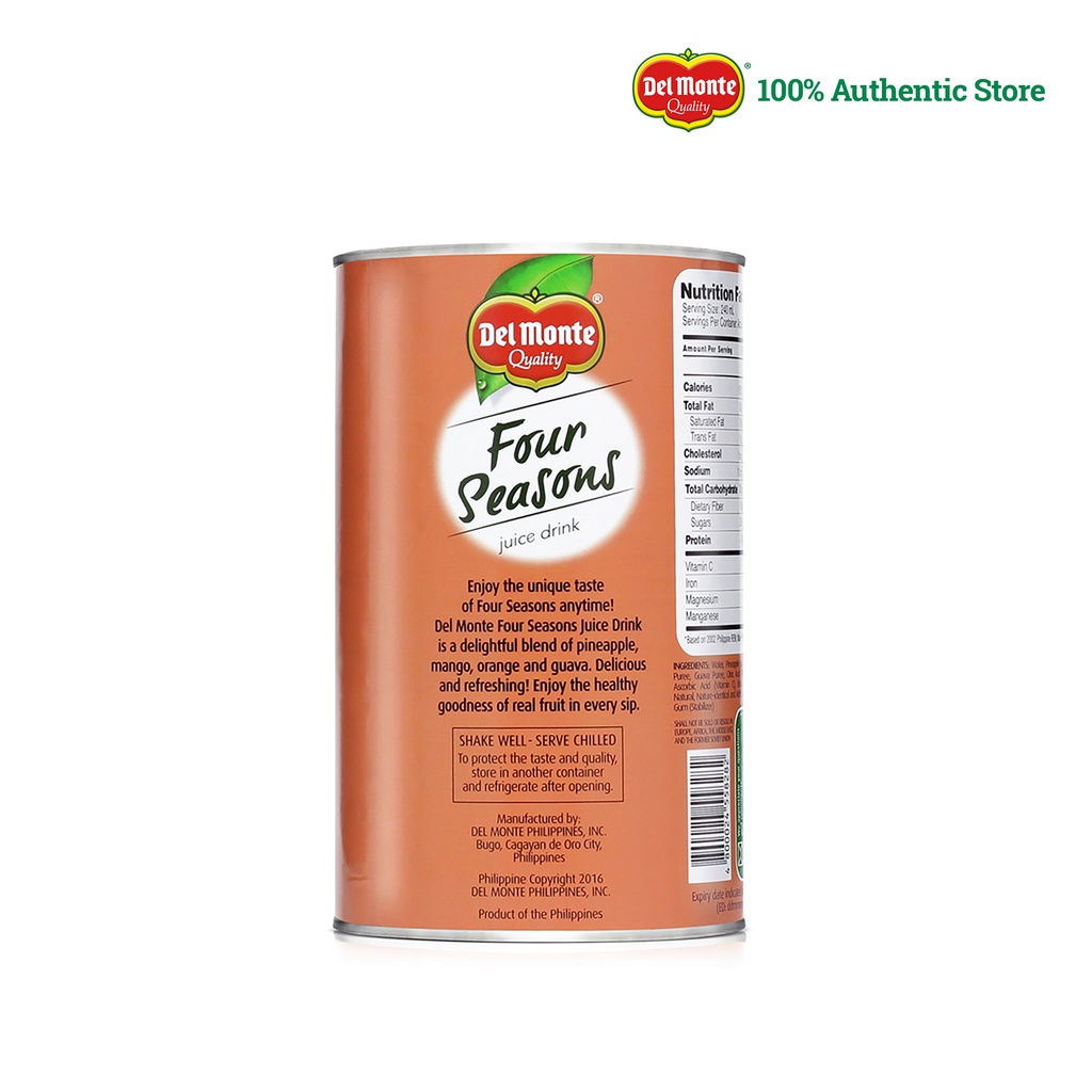DEL MONTE Four Seasons Juice Drink for Refreshing Fruity Goodness - 1.36L #3