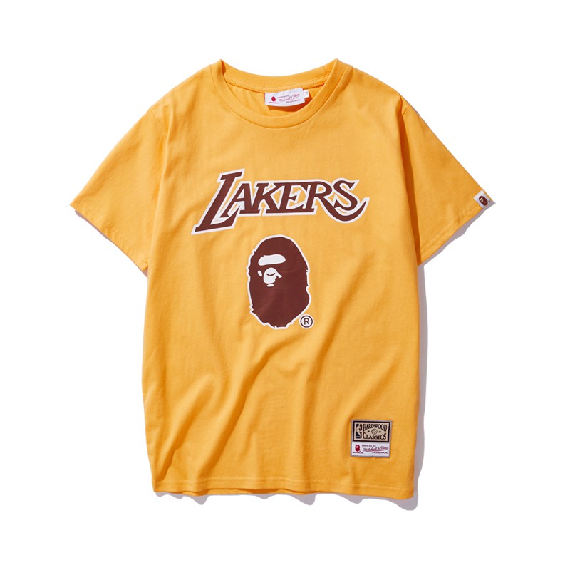 jersey lakers bape