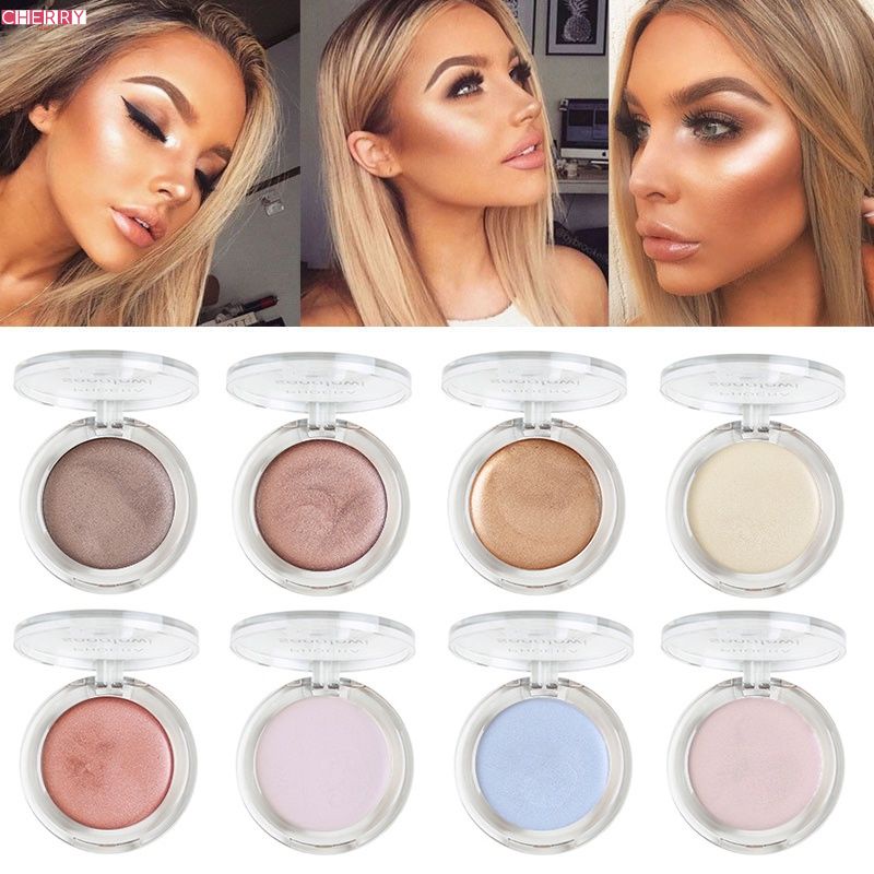 PHOERA 8 Colors Face Brighten Powder Shimmer Highlighter Powder