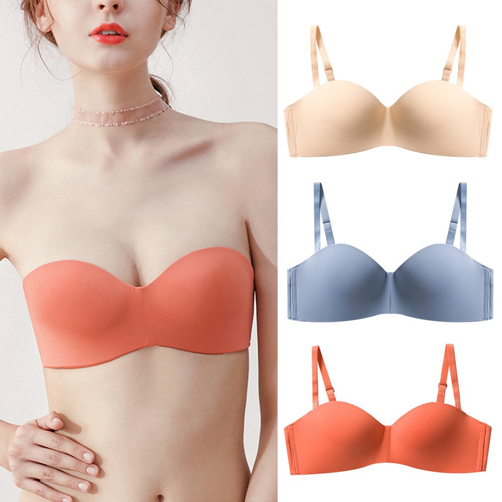 Wireless Strapless Push Up Bra La France, SAVE 42% 