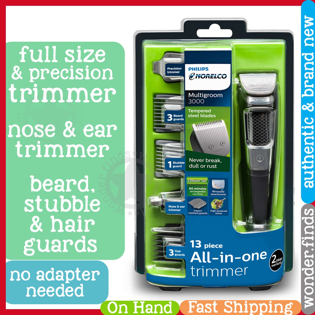 philips green beard trimmer