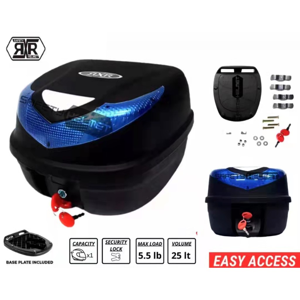 898 Motorcycle Compartment Box 25 Liters Shopee Philippines
