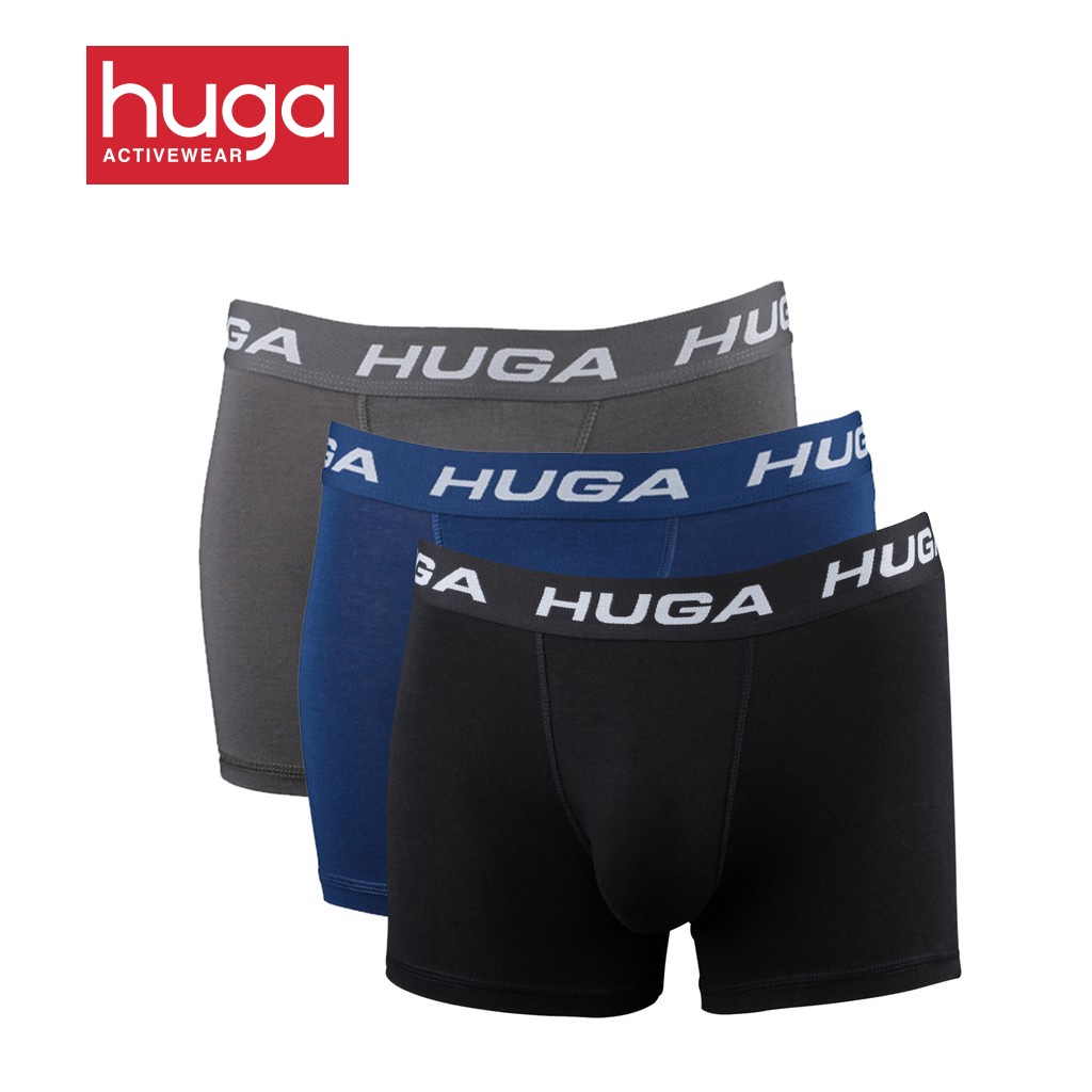 3 in 1 Elite Series Mens Cotton Spandex Boxers Boxer Briefs for Men