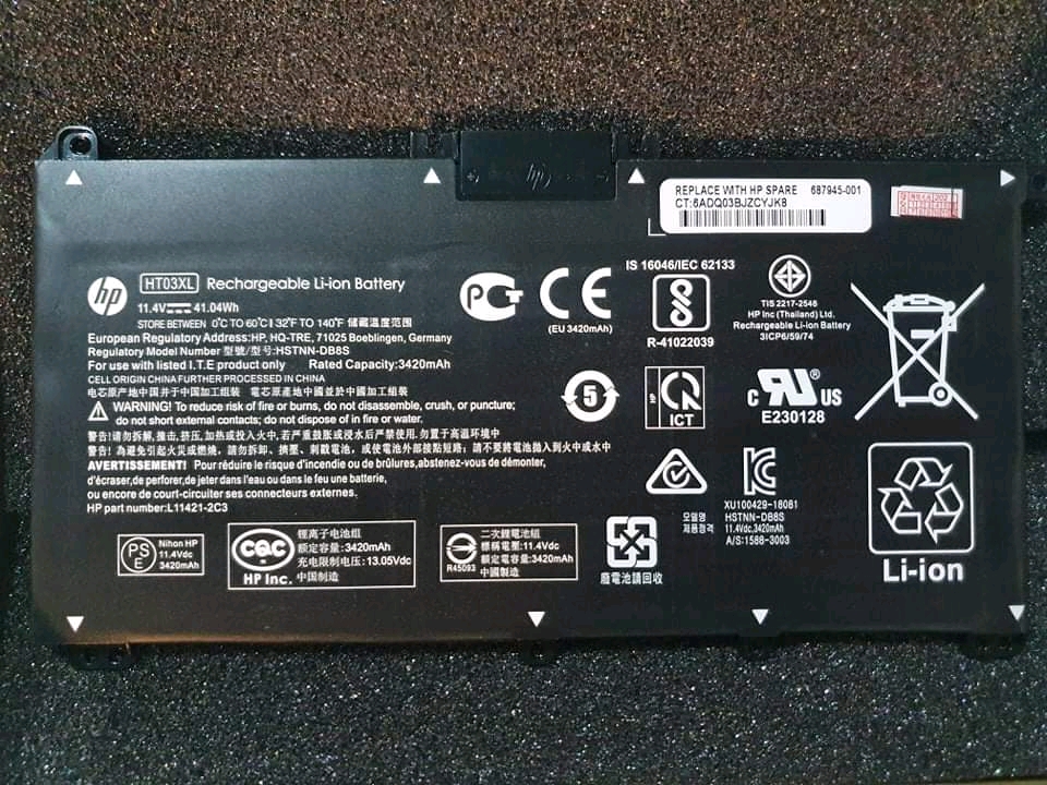 Original HT03XL Laptop Battery For HP Pavilion 14-CE0025TU CE0034TX  CE0014TU 15-DA0014NE CS0037T 250 | Shopee Philippines