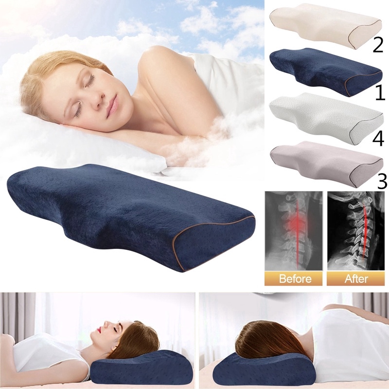 1pcs Memory Foam Pillow Neck Orthopedic 