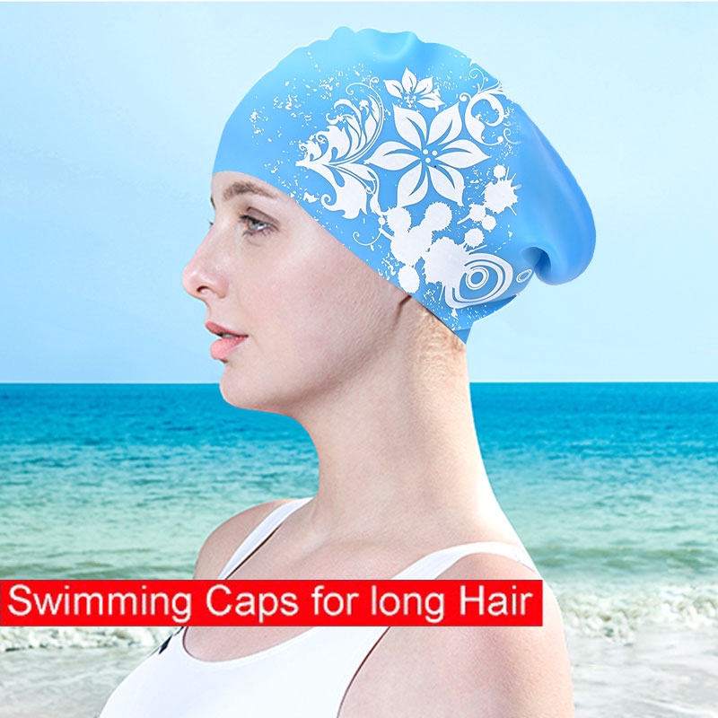 women's swim caps for long hair